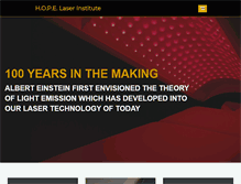 Tablet Screenshot of hopelaserinstitute.com